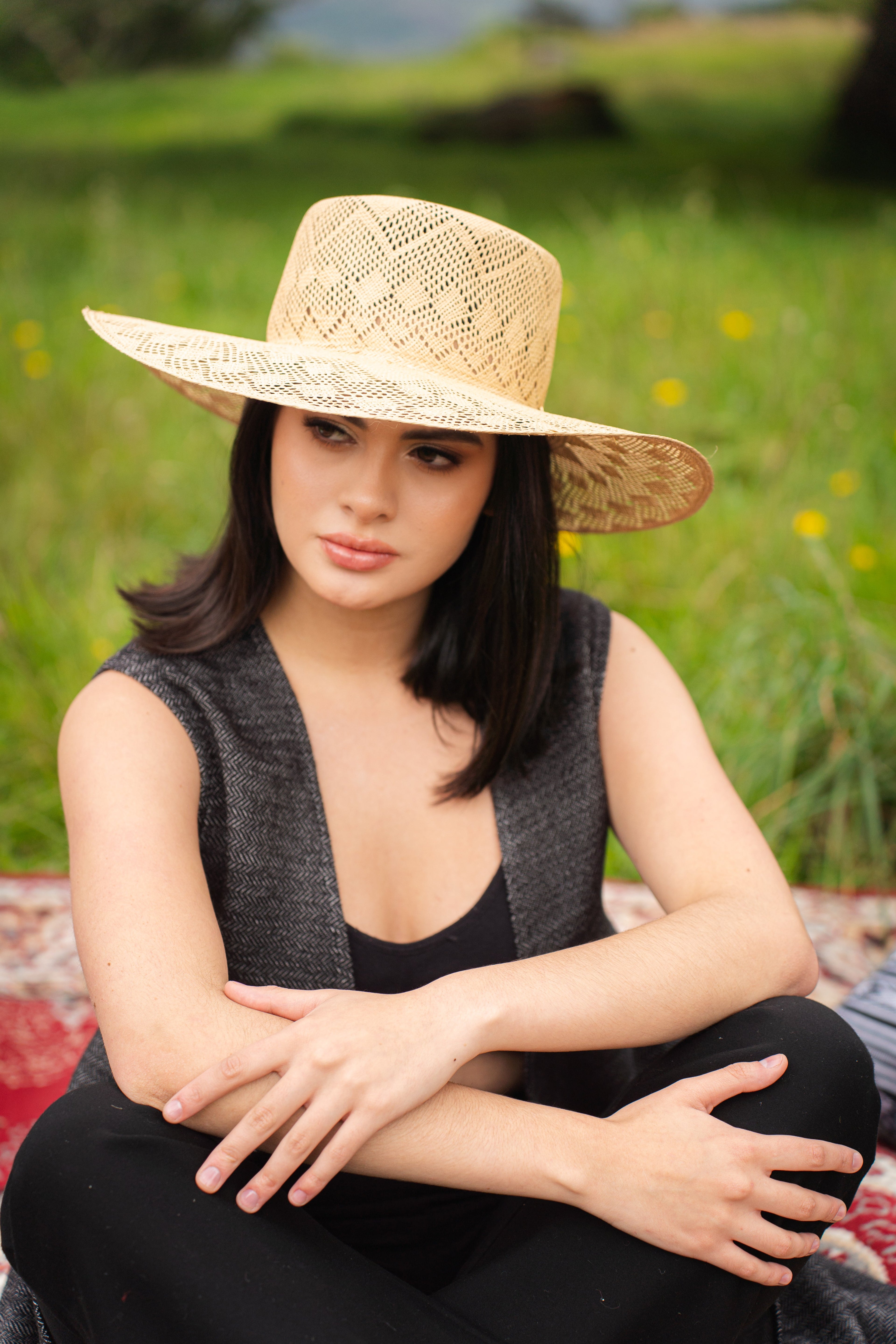 Chapeaux en paille artisanaux