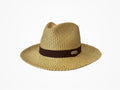 Chapeau en paille artisanal bicolore - Chapeau Aguacate
