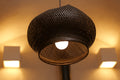 Lampe Suma Chocolat – Lampe en paille artisanale couleur chocolat