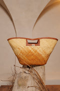 Sac à main CARAMEL – Sac à main artisanal en paille