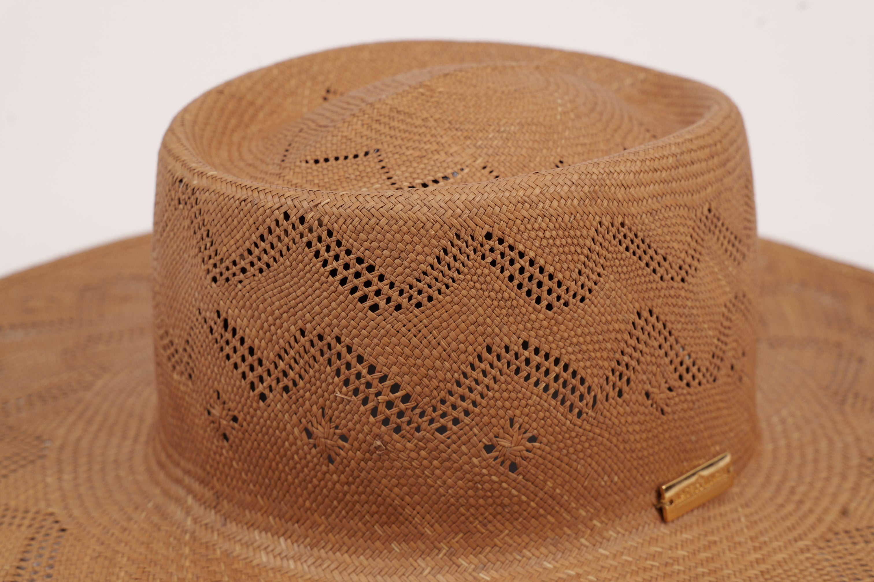 Chapeau en paille paso fino artisanal - Eva