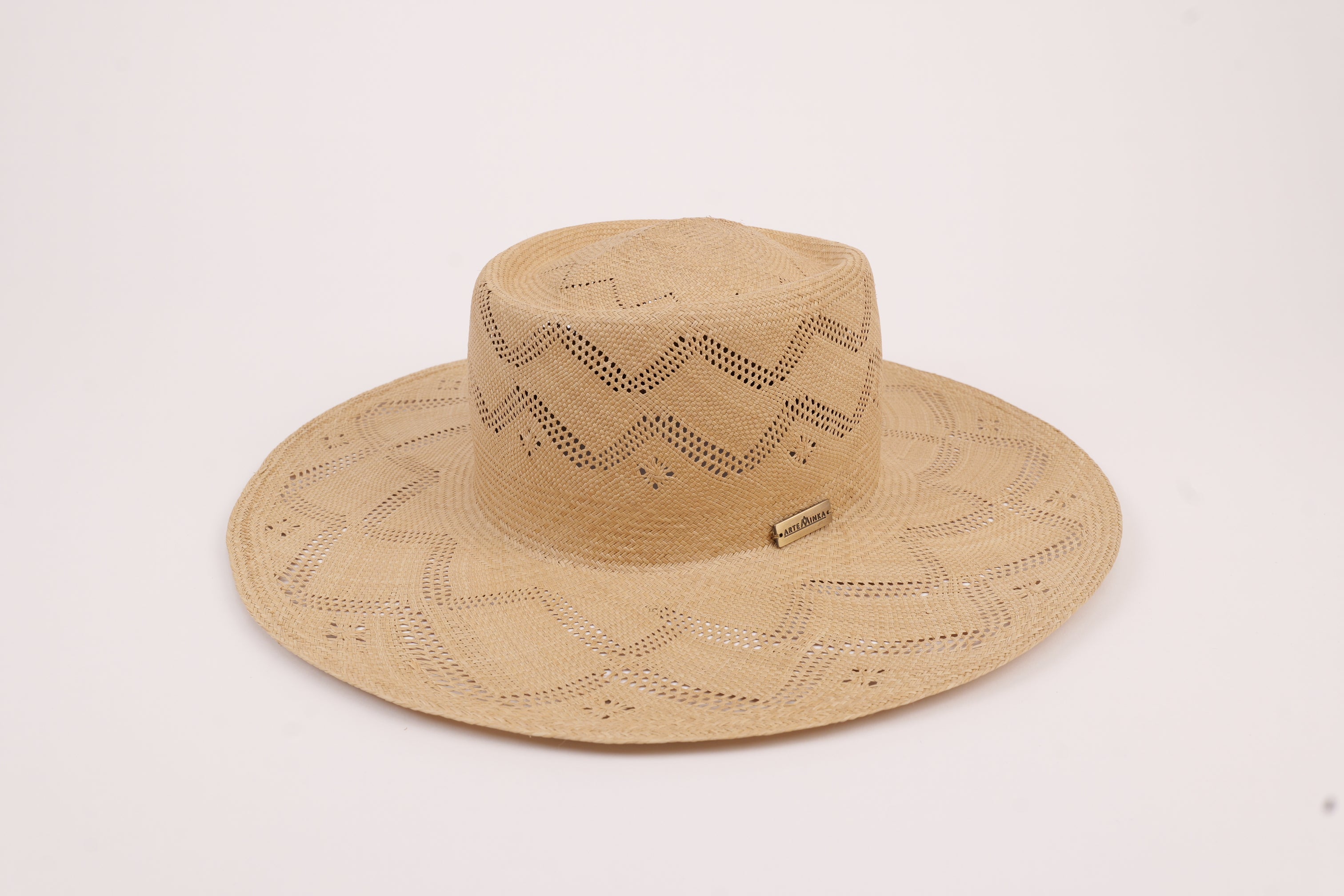 Chapeau en paille paso fino artisanal - Eva