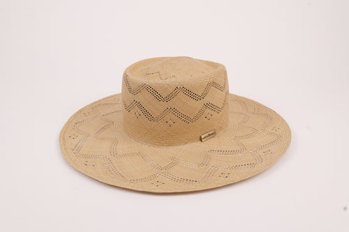 Chapeau en paille paso fino artisanal - Eva
