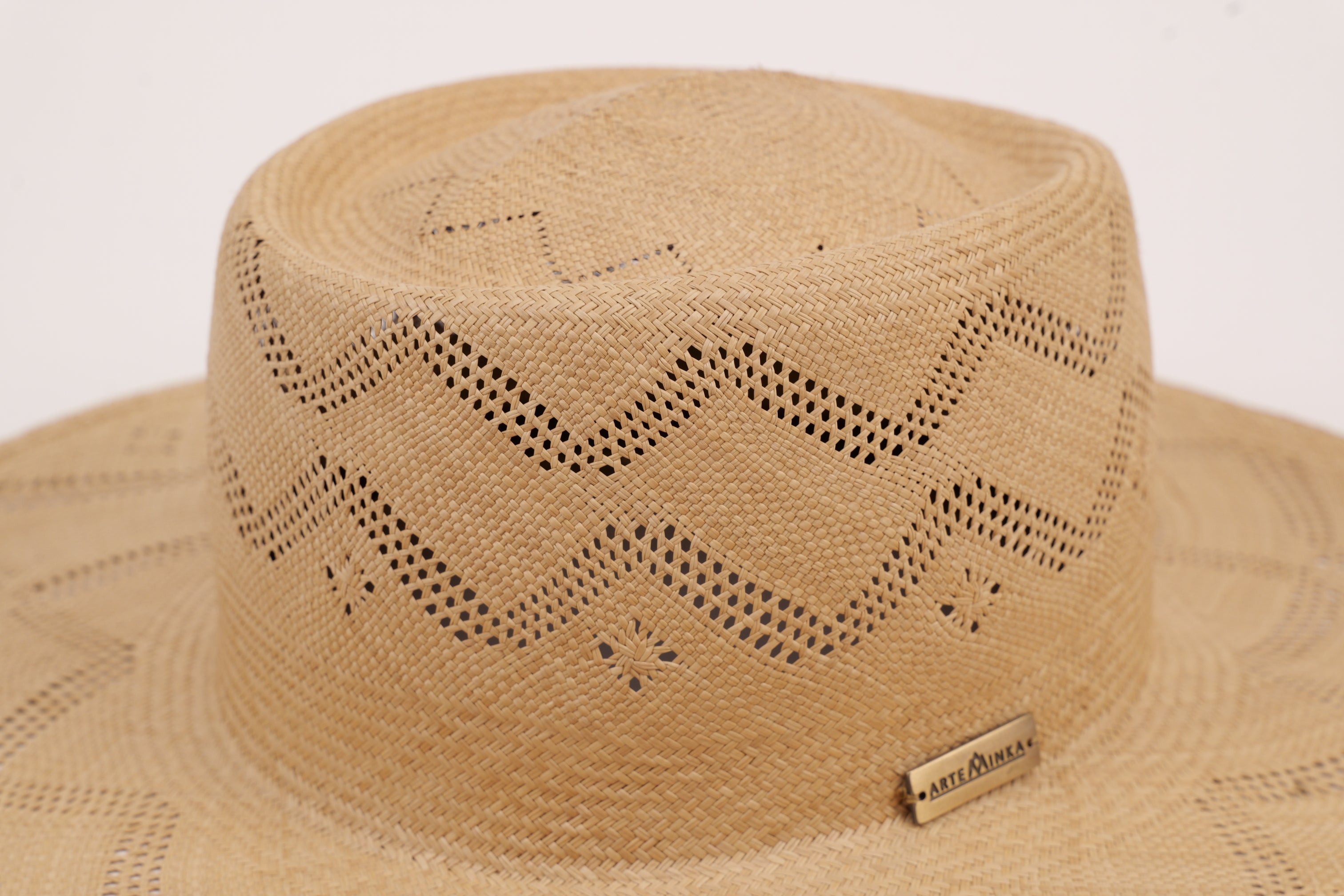 Chapeau en paille paso fino artisanal - Eva