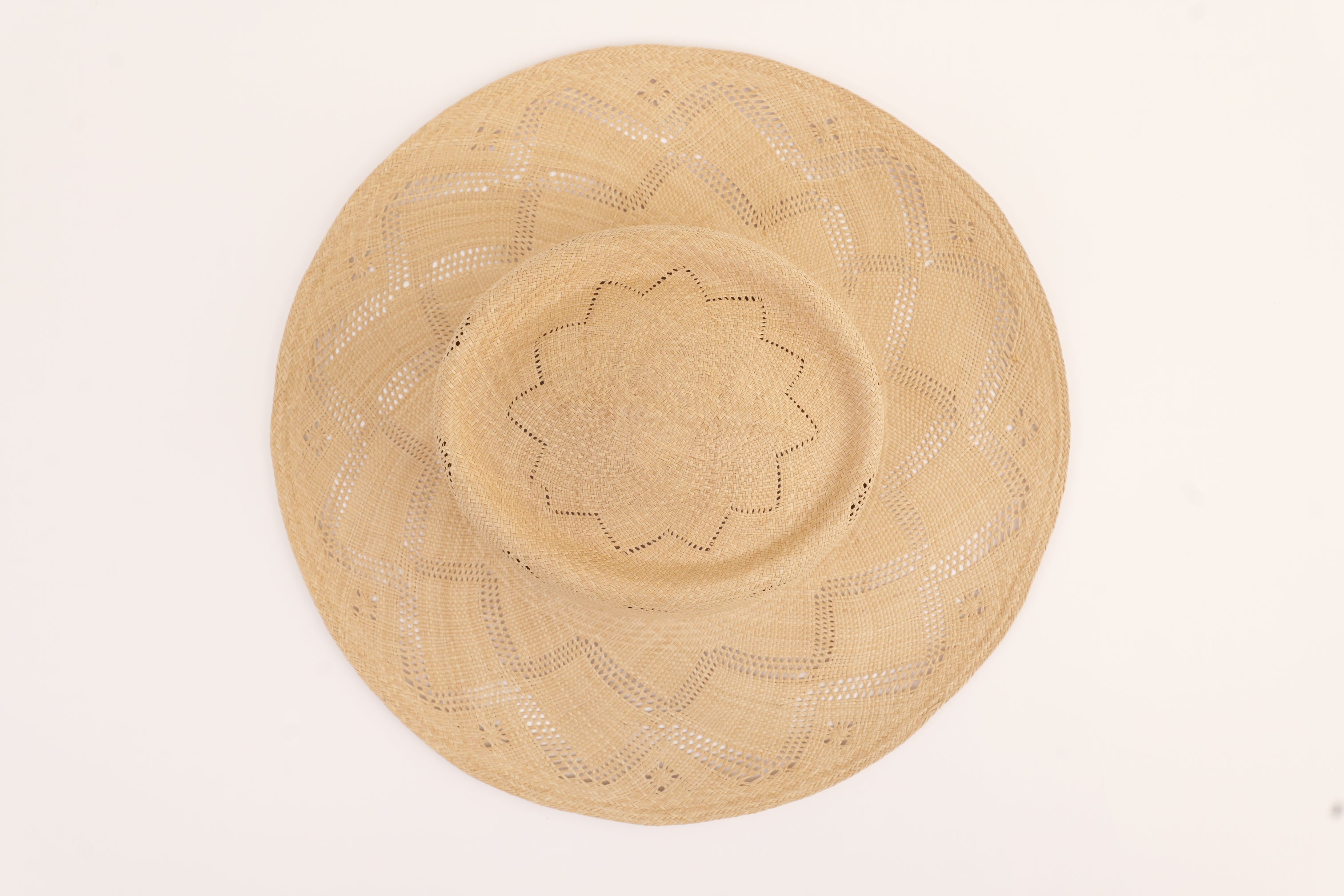 Chapeau en paille paso fino artisanal - Eva
