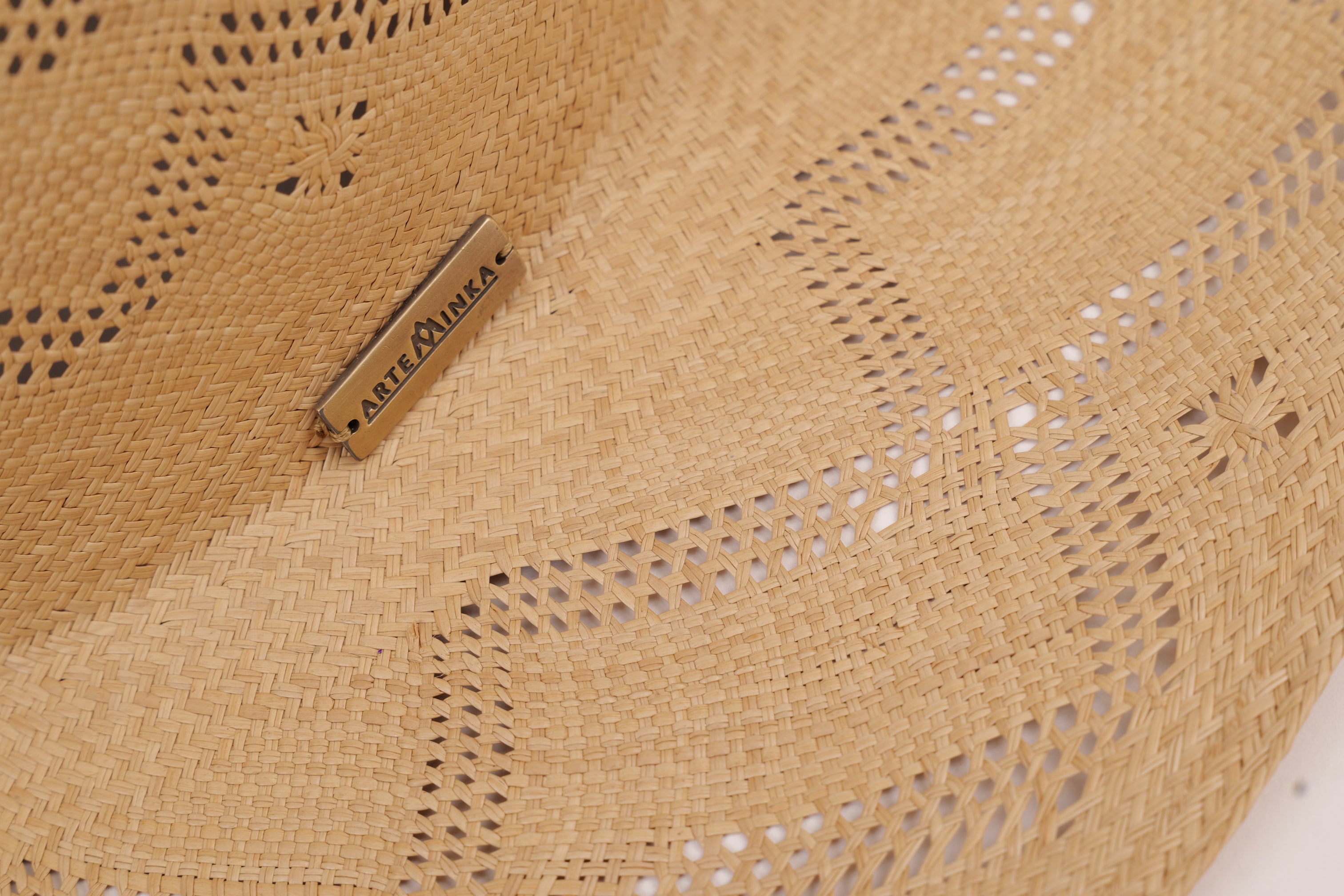 Chapeau en paille paso fino artisanal - Eva