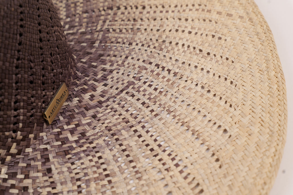 Grand chapeau en paille à larges bords - Berthe