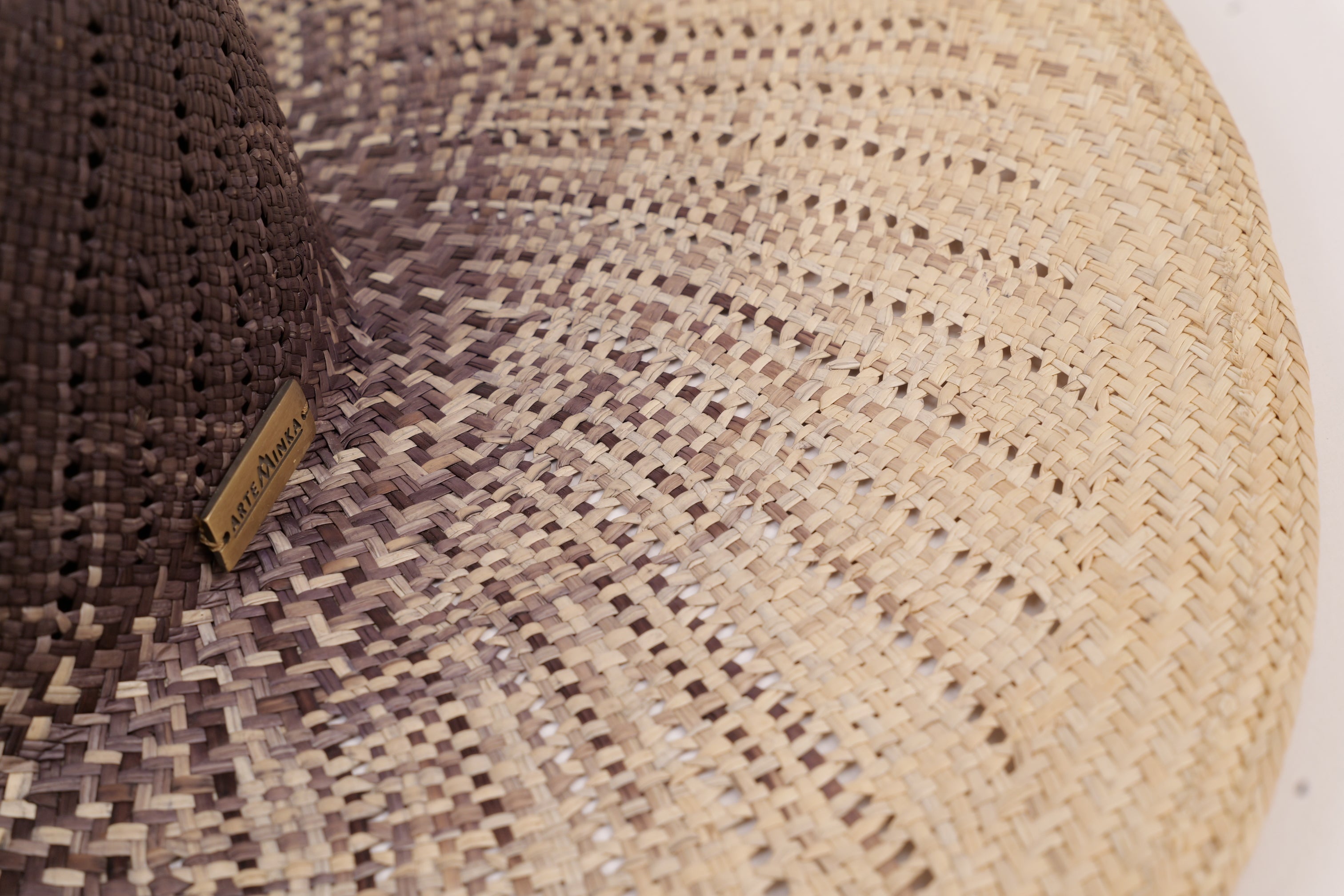 Grand chapeau en paille à larges bords - Berthe