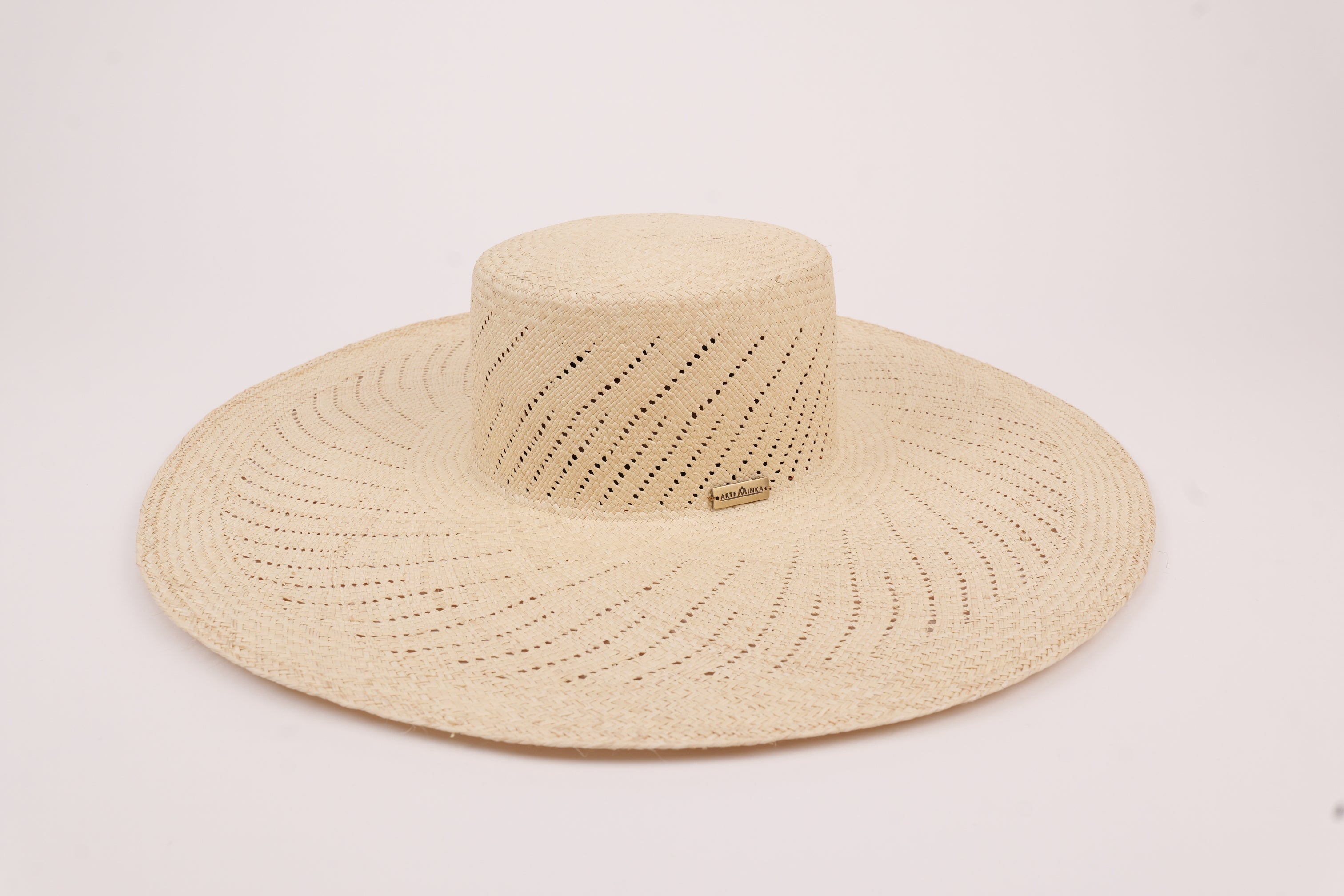 Grand chapeau en paille à larges bords - Berthe