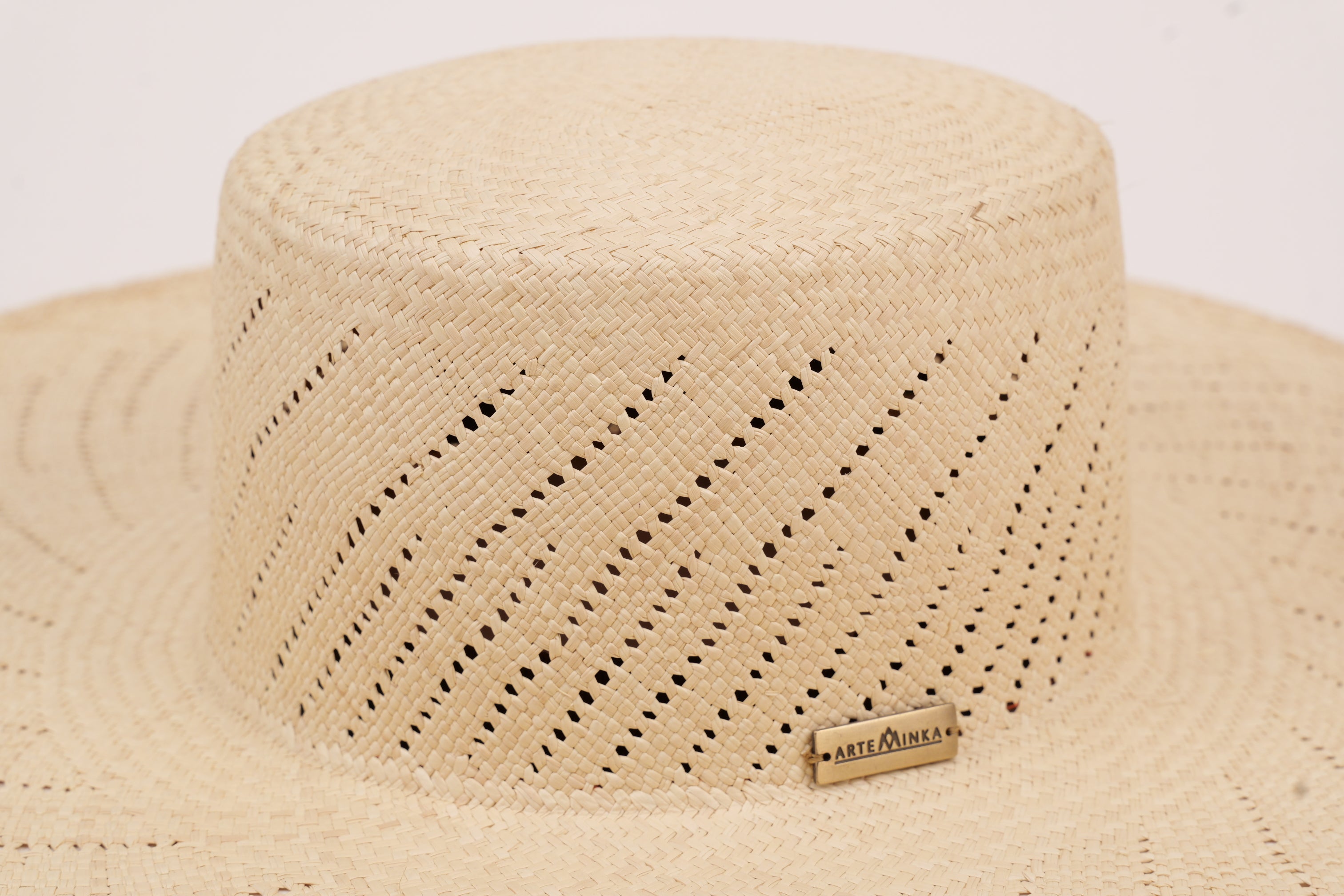 Grand chapeau en paille à larges bords - Berthe