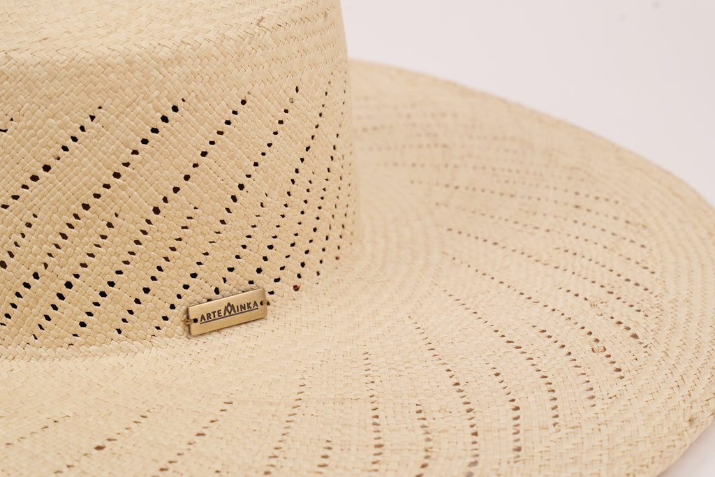 Grand chapeau en paille à larges bords - Berthe