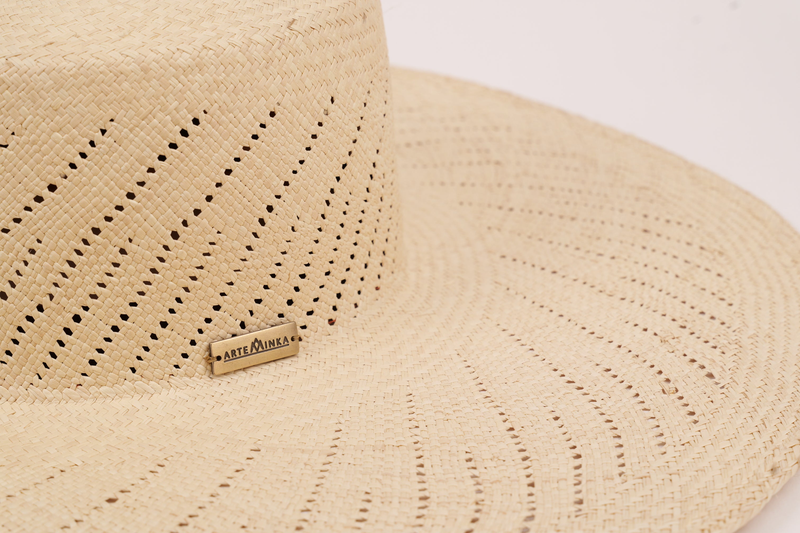 Grand chapeau en paille à larges bords - Berthe