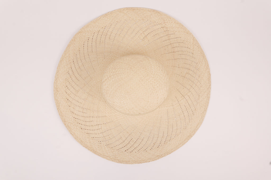 Grand chapeau en paille à larges bords - Berthe