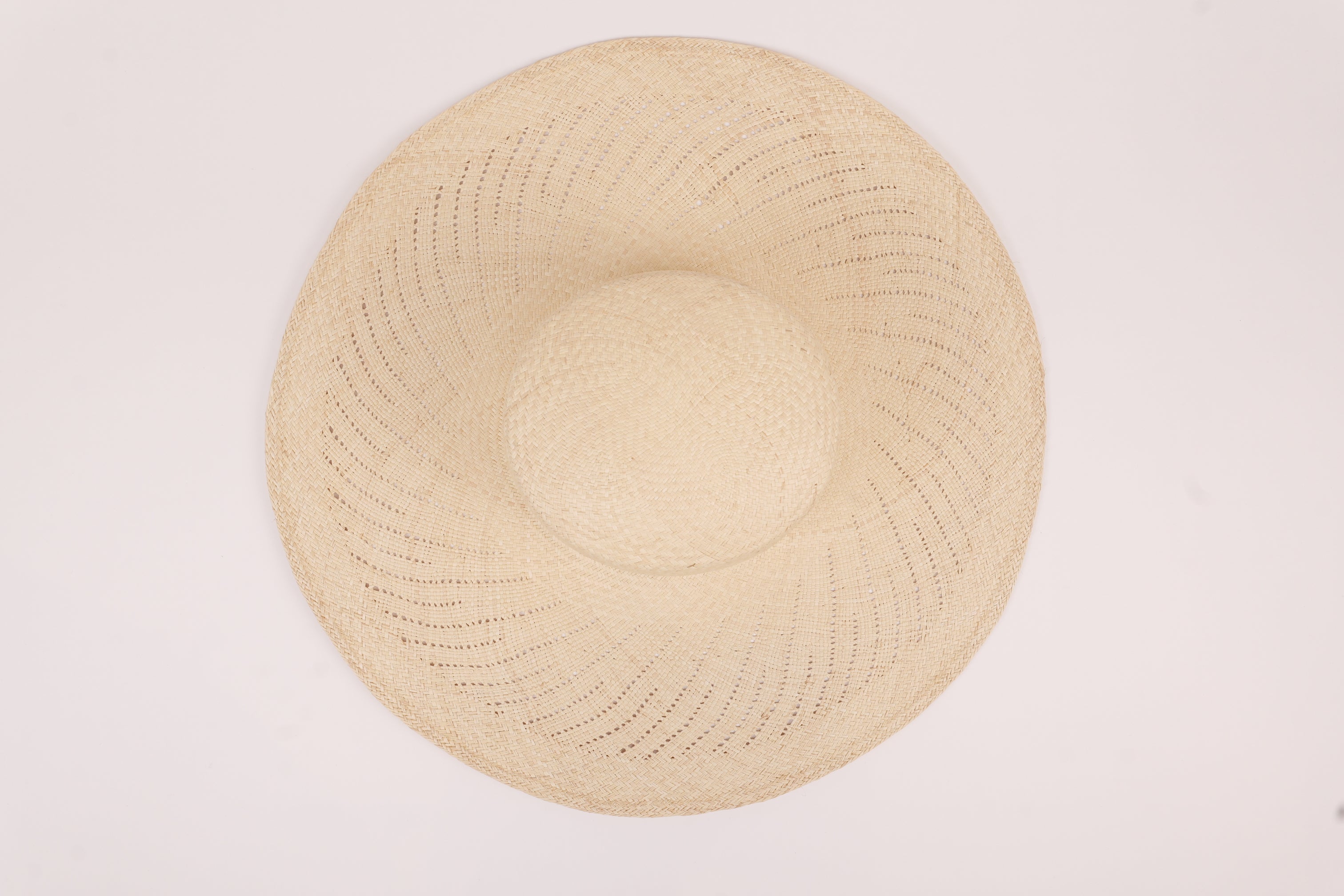 Grand chapeau en paille à larges bords - Berthe