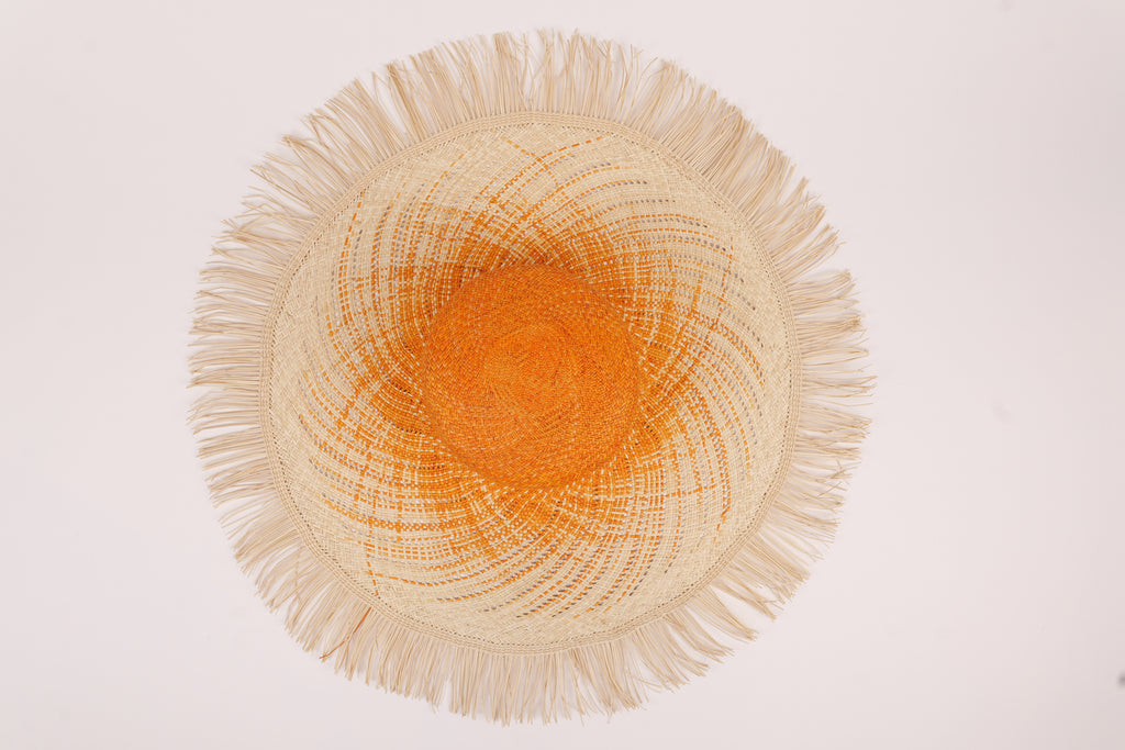 Grand chapeau en paille à larges bords - Marie