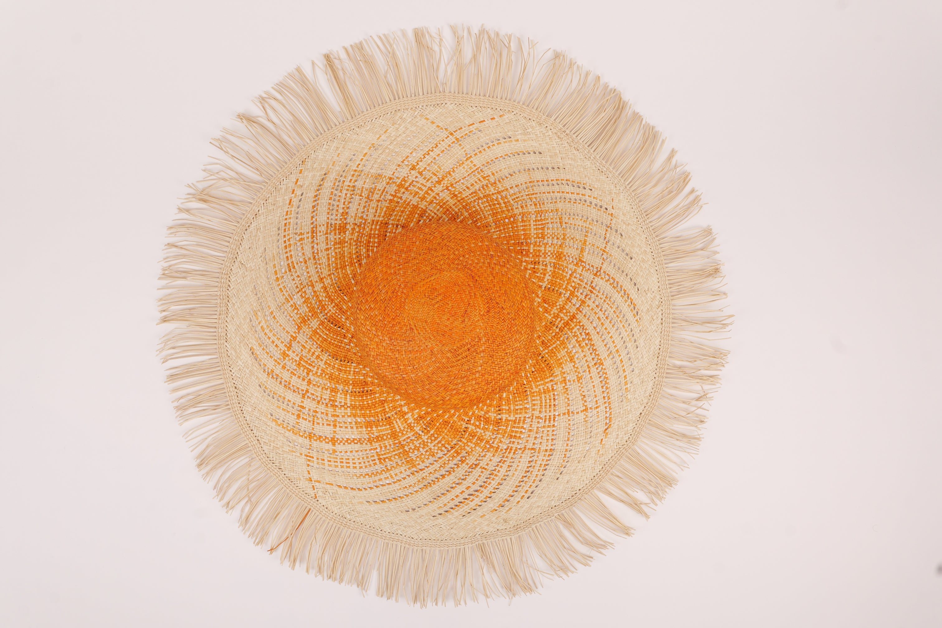 Grand chapeau en paille à larges bords - Marie