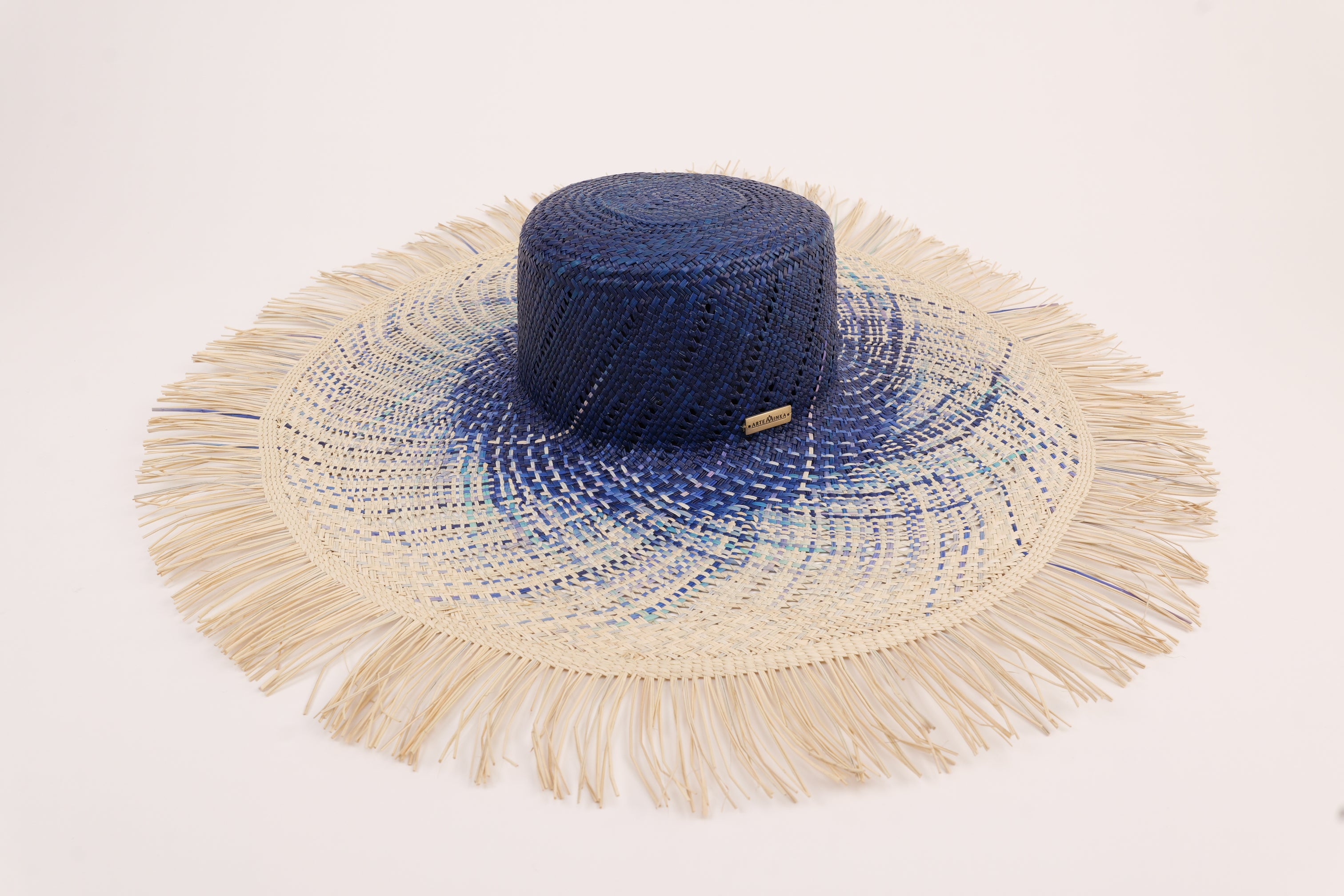 Grand chapeau en paille à larges bords - Marie