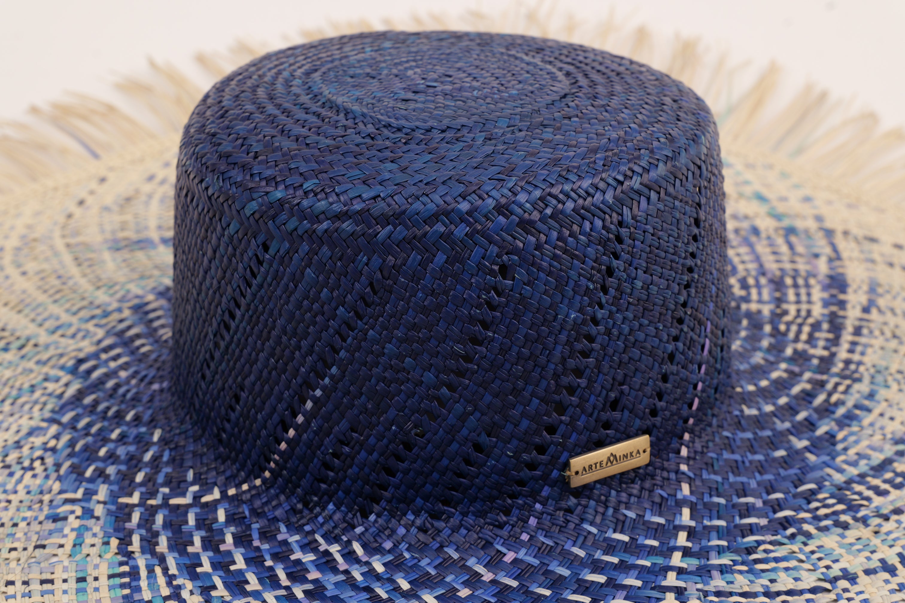 Grand chapeau en paille à larges bords - Marie