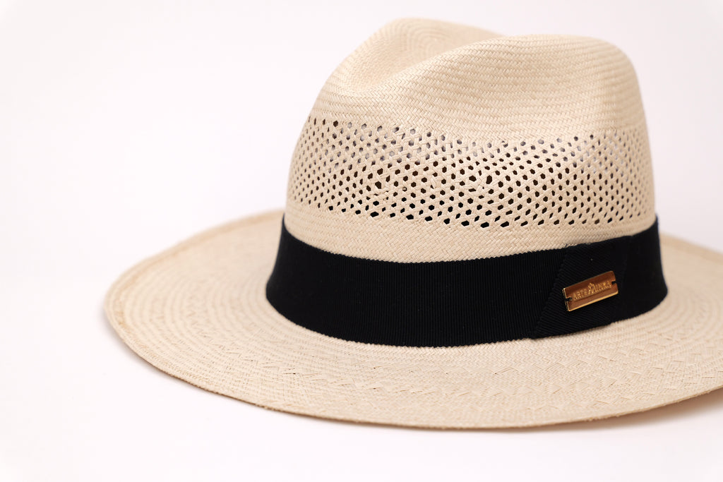 Chapeau Raffaello – Chapeau panama artisanal pièce unique en paille fino