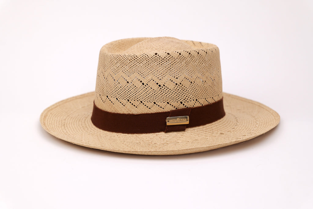 Chapeau Cocha – Chapeau cordobes en paille artisanal fino, pièce unique | ARTEMINKA