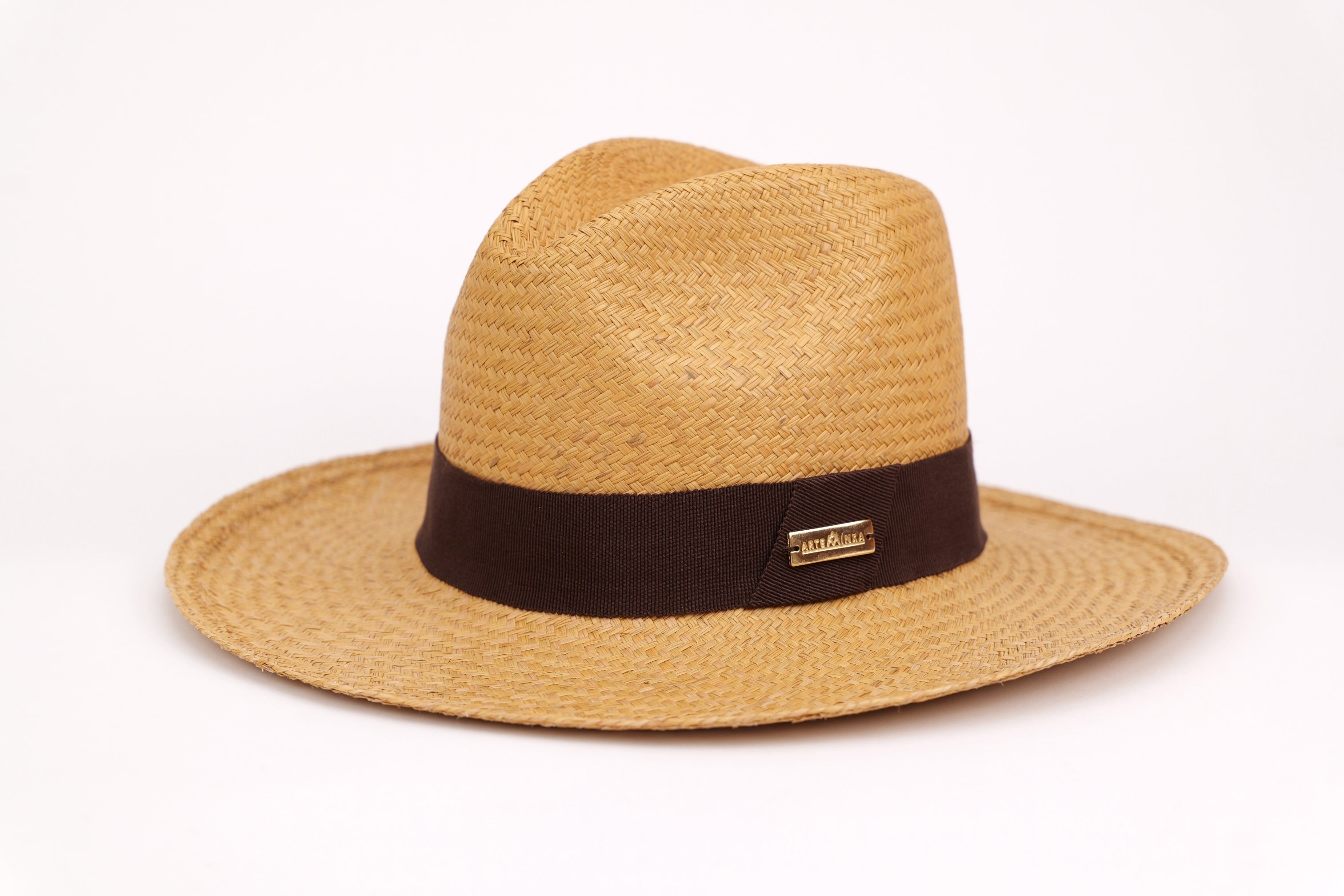 Chapeau Raffaello – Chapeau panama artisanal en paille fino, pièce unique | ARTEMINKA