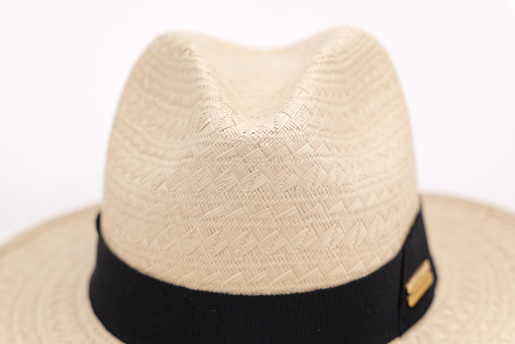 Chapeau Raffaello – Chapeau panama artisanal en paille fino, pièce unique | ARTEMINKA