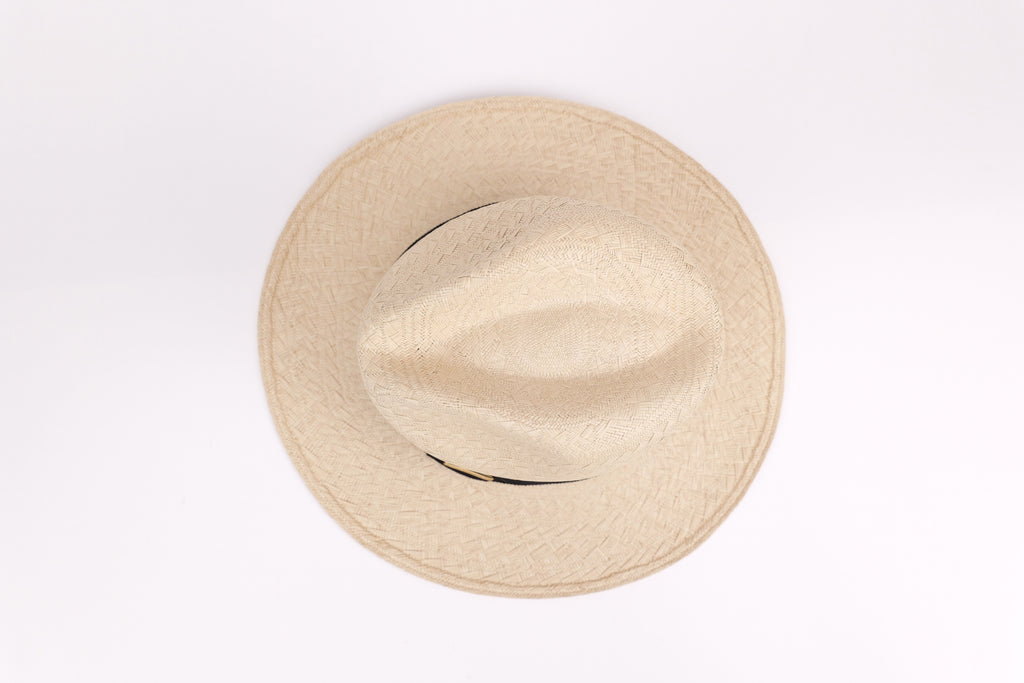 Chapeau Raffaello – Chapeau panama artisanal en paille fino, pièce unique | ARTEMINKA