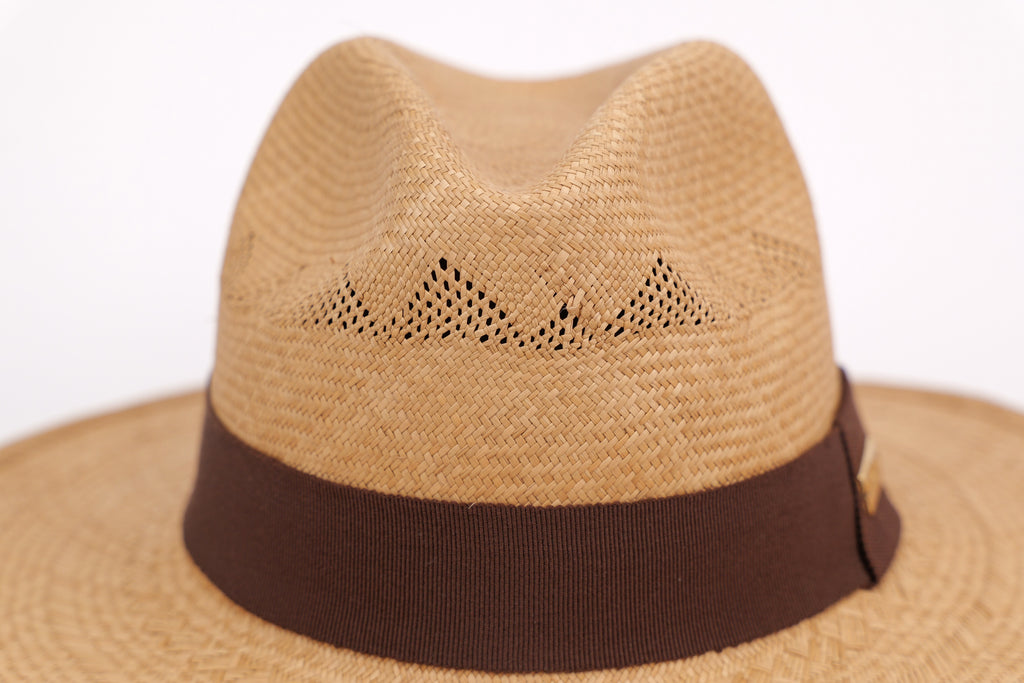 Chapeau Raffaello – Chapeau panama artisanal en paille fino, pièce unique | ARTEMINKA