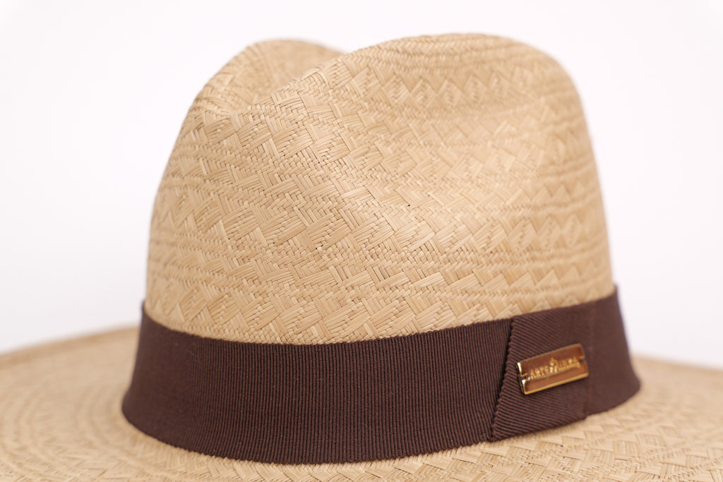 Chapeau Raffaello – Chapeau panama artisanal en paille fino, pièce unique | ARTEMINKA