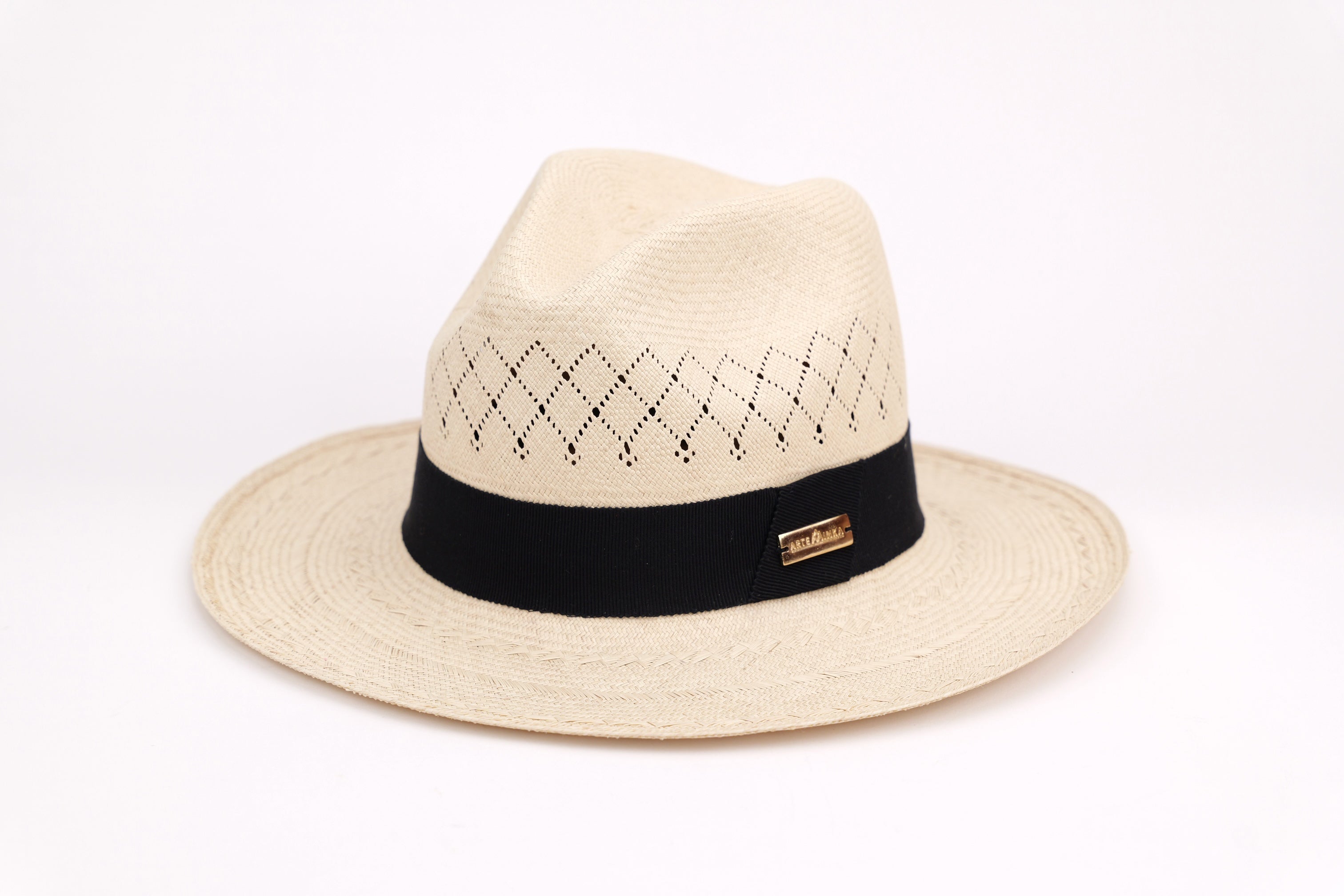 Chapeau Raffaello – Chapeau panama artisanal en paille fino, pièce unique | ARTEMINKA
