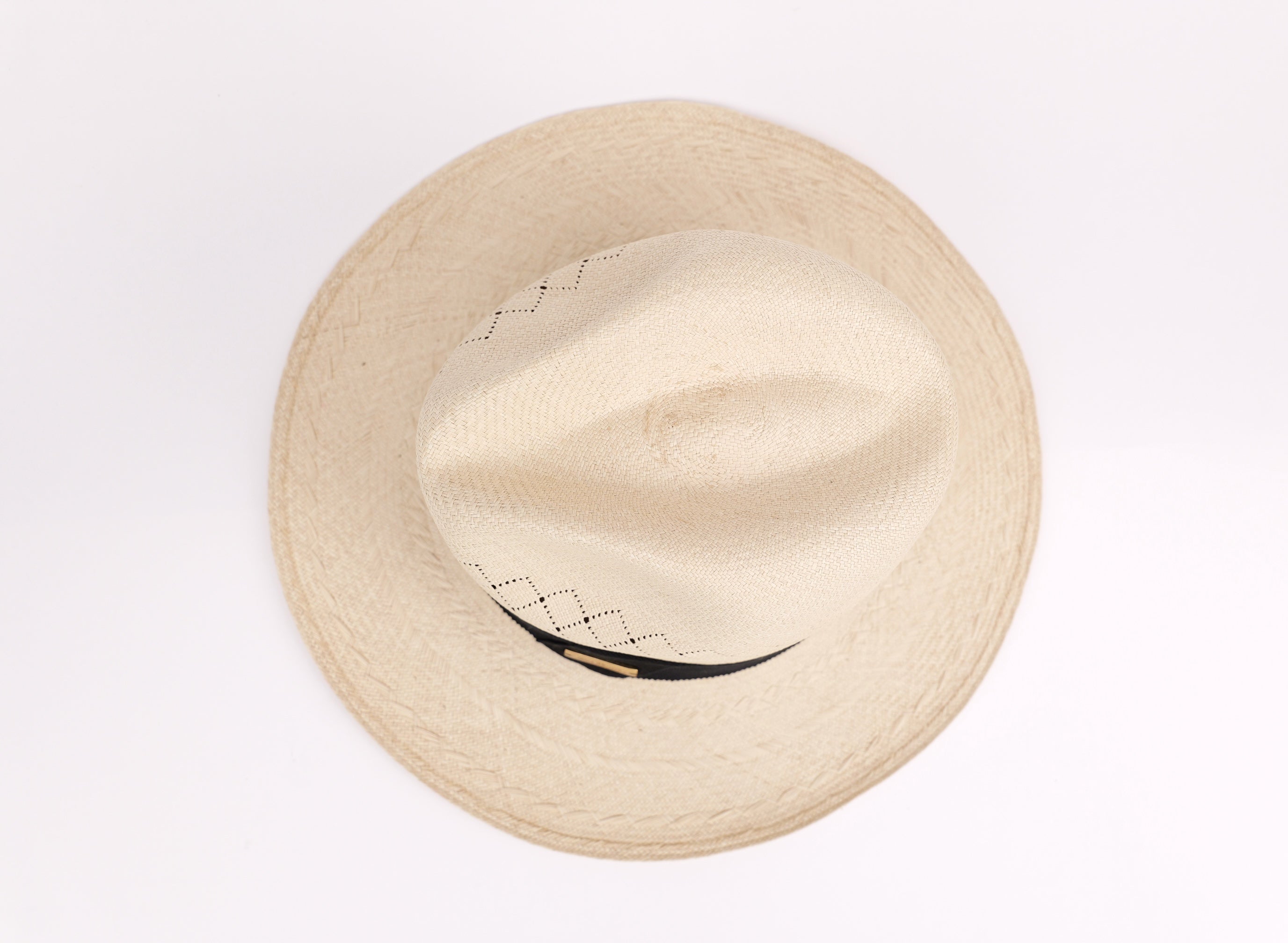 Chapeau Raffaello – Chapeau panama artisanal en paille fino, pièce unique | ARTEMINKA