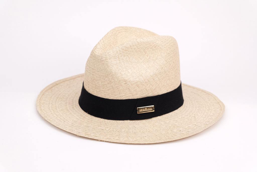 Chapeau Raffaello – Chapeau panama artisanal en paille fino, pièce unique | ARTEMINKA
