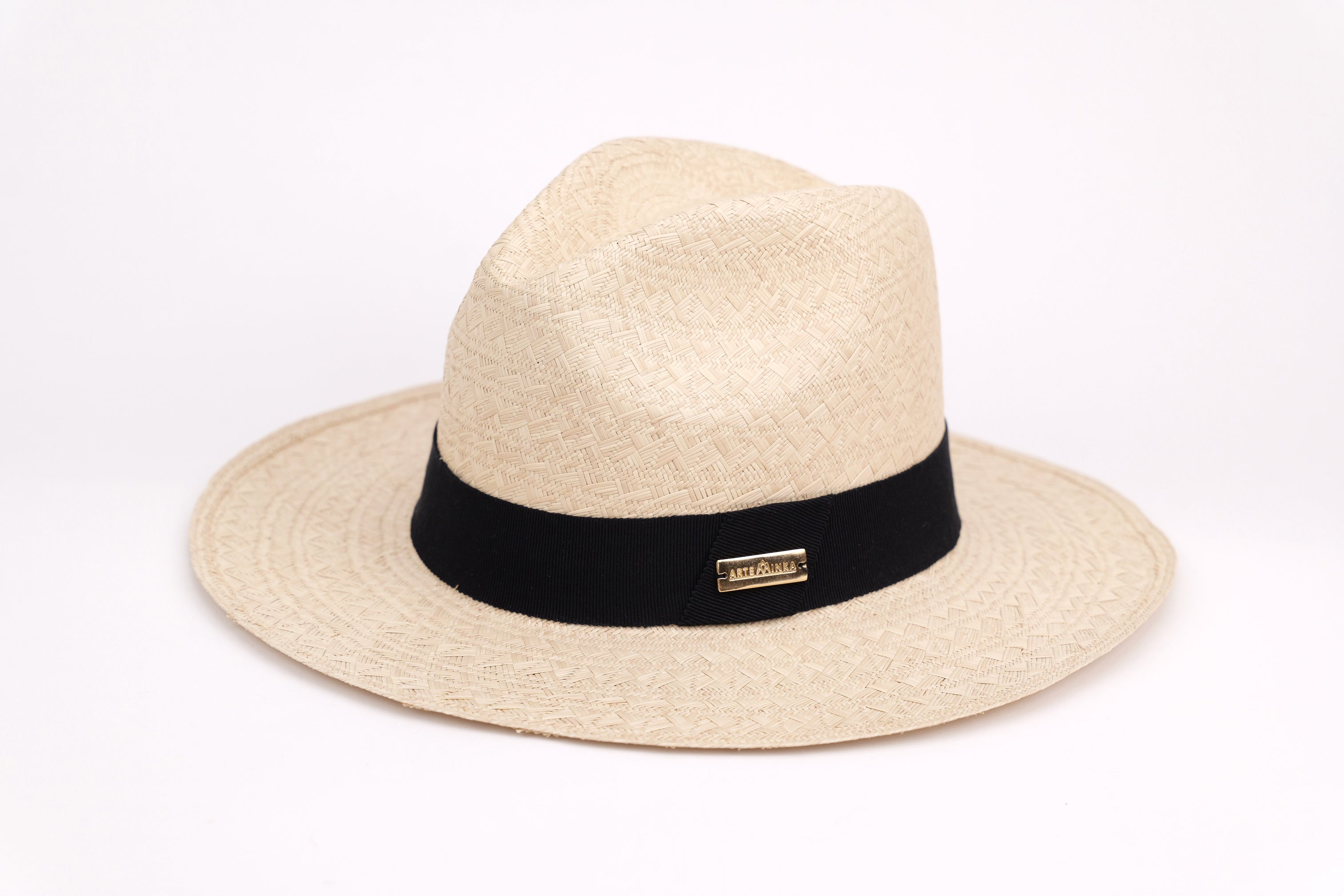 Chapeau Raffaello – Chapeau panama artisanal en paille fino, pièce unique | ARTEMINKA