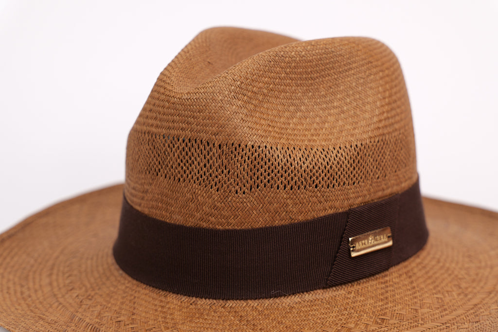 Chapeau Raffaello – Chapeau panama artisanal en paille fino, pièce unique | ARTEMINKA