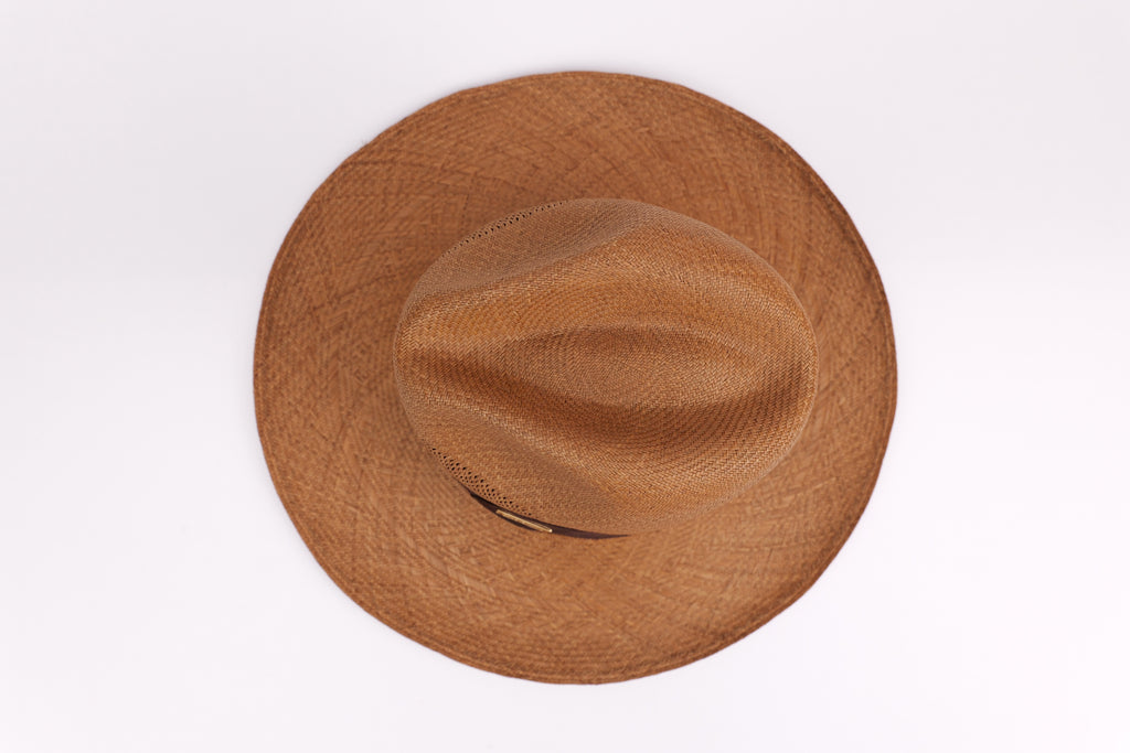 Chapeau Raffaello – Chapeau panama artisanal en paille fino, pièce unique | ARTEMINKA