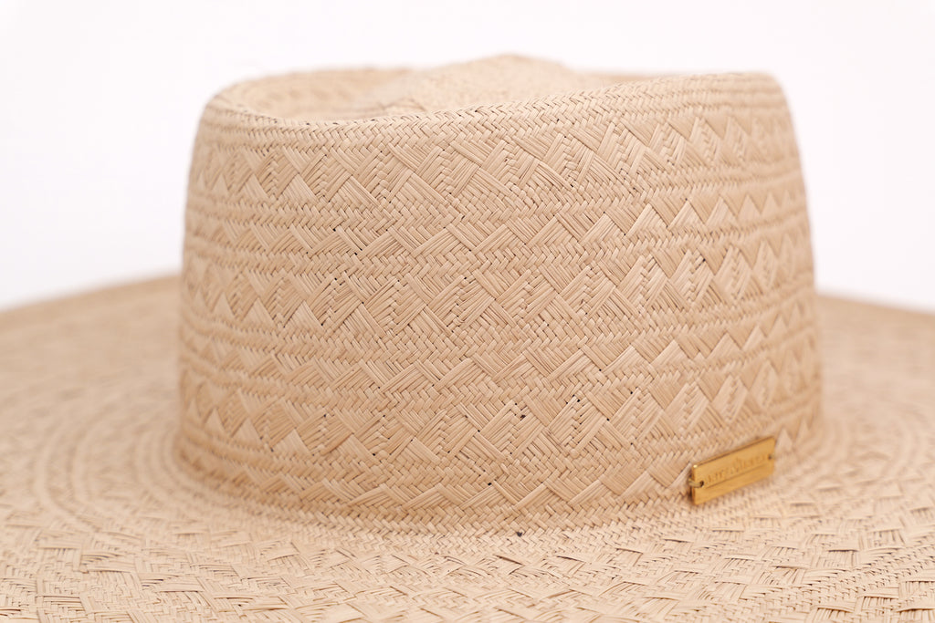 Chapeau Cocha – Chapeau cordobes en paille artisanal fino, pièce unique | ARTEMINKA