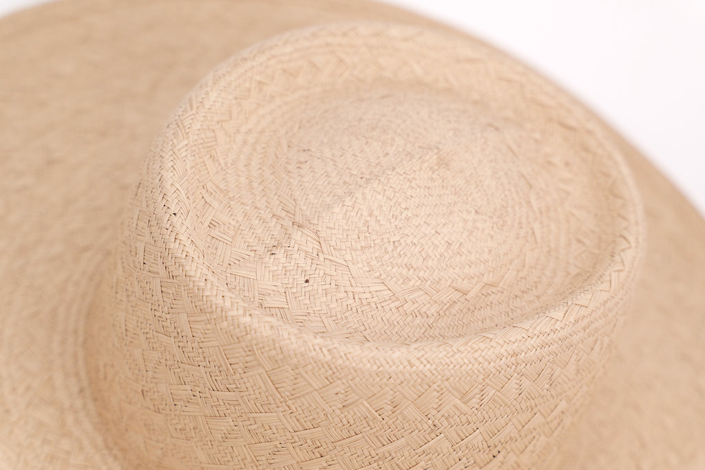 Chapeau Cocha – Chapeau cordobes en paille artisanal fino, pièce unique | ARTEMINKA